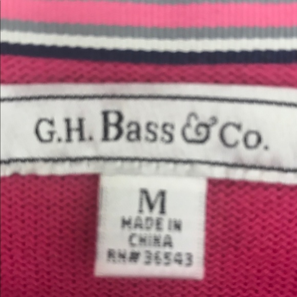 GH bass &co pink cardigan medium - Picture 3 of 3